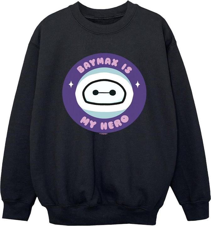 Actual product image Disney Boys Big Hero 6 Baymax My Hero Pocket Sweatshirt (128)