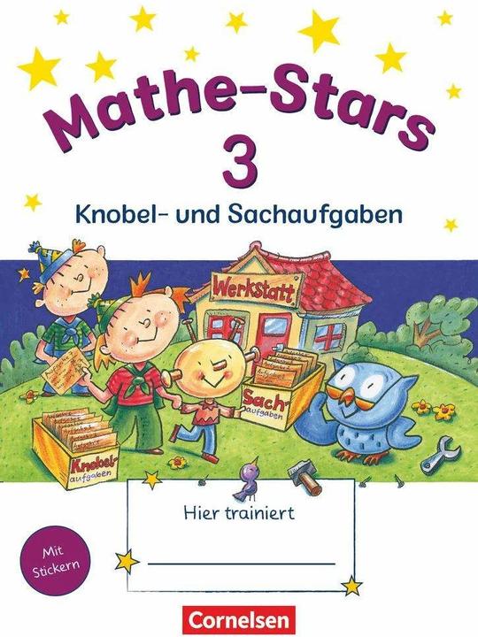 Actual product image Mathe-Stars 3. Knobel- und Sachaufgaben (German, Stefan Kobr, Beatrixütz, Elizabeth Plankl, Werner Hatt, Ursula Kobr, 2007)