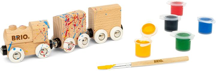 Actual product image Ravensburger BRIO - Wooden train to colour in
