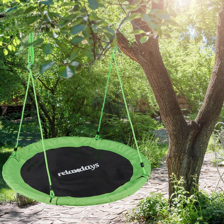 Actual product image Relaxdays 110 cm Nest Swing