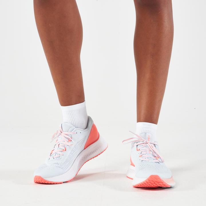 Actual product image Kiprun Women's running shoes - KS500 2 grey/coral (37)