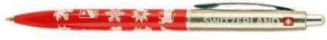 Immagine prodotto Alberto Biros Stylo metallo (Rosso-argento)