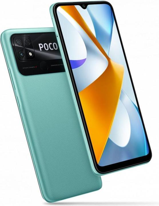 Actual product image Xiaomi Poco C40 (32 GB, Coral Green, 6.71", Dual SIM, 13 Mpx, 4G)