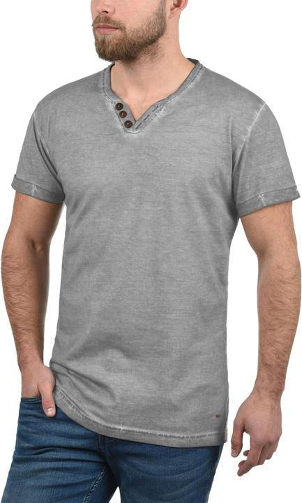 Immagine prodotto Solid Tino T-Shirt A Maniche Corte Maglietta Da Uomo Con Collo A V In Cotone 100% (M)