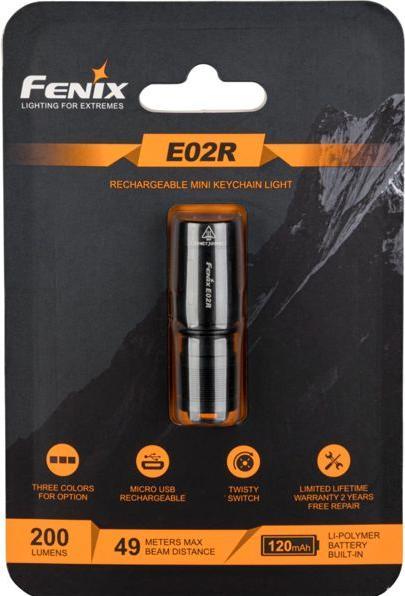 Image du produit Fenix E02R (4.80 cm, 200 lm)