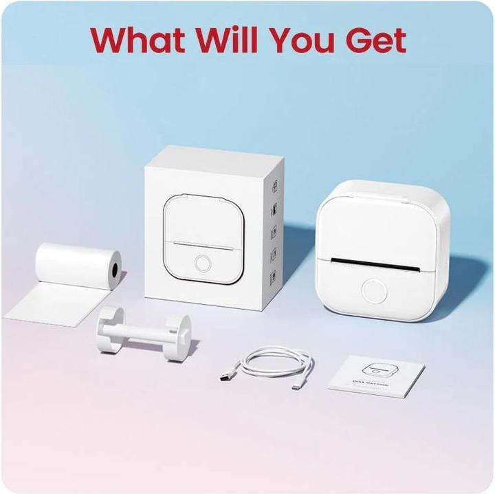 Actual product image Phomemo T02 Mini-Drucker (Bluetooth)