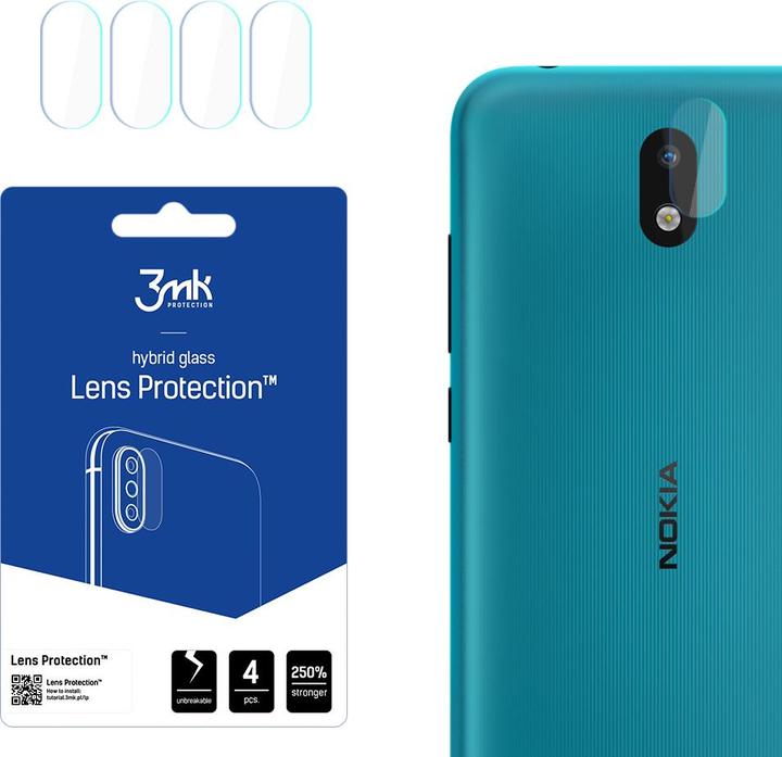 Image du produit 3MK Lens Protect Nokia 1.3 Ochrona na obiektyw aparatu 4szt (1 pièce(s), Nokia 1.3)