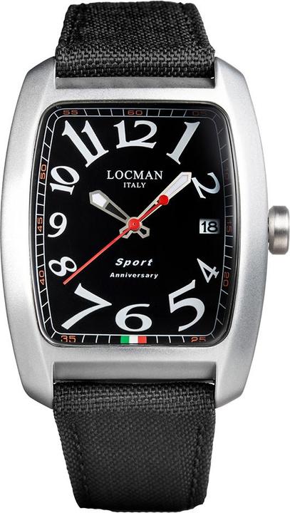Produktbild Locman Italy Herrenuhr Sport Anniversary schwarz Ref. 0471 (Analoguhr, 1842.60 mm)