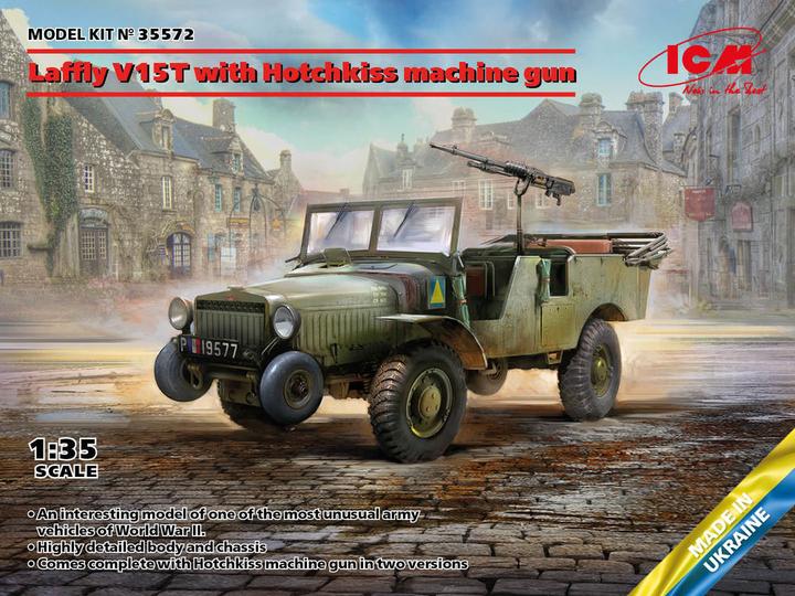 Immagine prodotto ICM Laffly V15T con mitragliatrice Hotchkiss