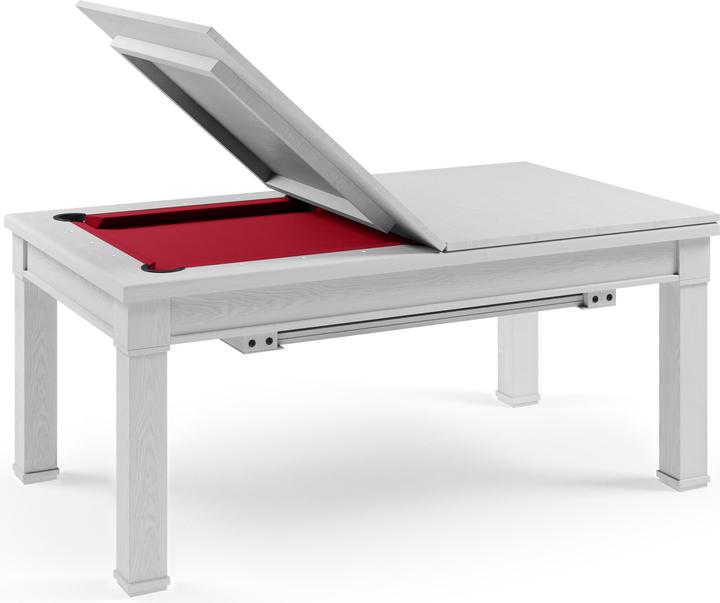 Actual product image Bison Dolce Vita pool and dining table in Hamilton White