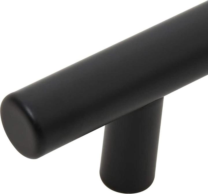 Actual product image VidaXL Furniture handles 5 pcs. black 320 mm stainless steel, colour