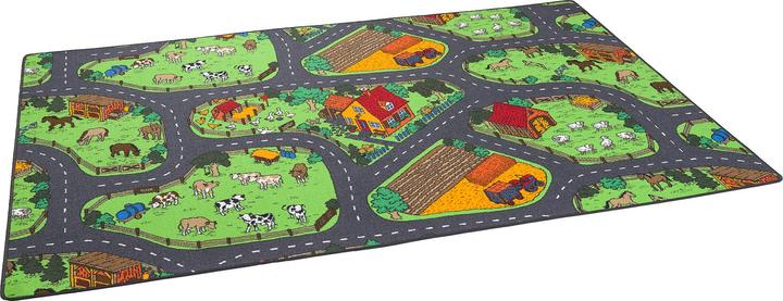 Produktbild Snapstyle Kinder Spiel Teppich Bauernhof (100 x 100 cm)