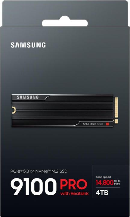 Productafbeelding Samsung 9100 Pro met koellichaam (4000 GB, M.2 2280)