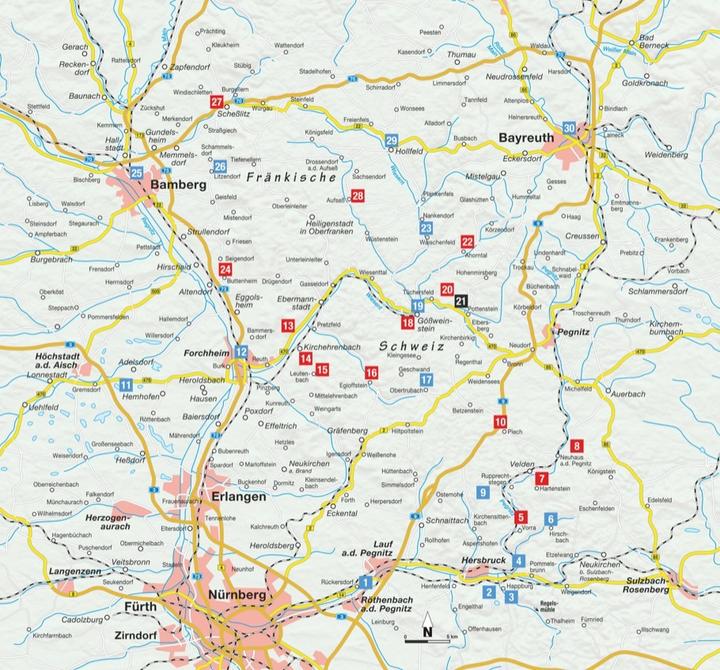 Immagine prodotto Wanderungen für Senioren Fränkische Schweiz (Tedesco, Lisa Bahnmüller, Wilfried Bahnmüller, 2020)