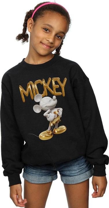 Produktbild Disney Mickey Mouse Gold Statue Sweatshirt Mädchen (152, 158)