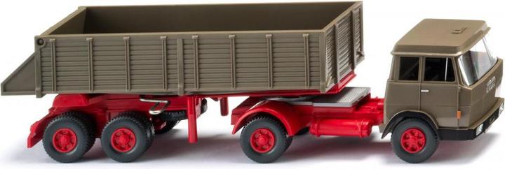 Image du produit Wiking 0677 10 H0 Hanomag, Henschel Tracteur à benne arrière gris beige