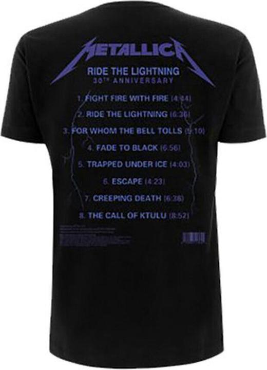 Produktbild Metallica Erwachsene Ride The Lightning Tracks TShirt (M)
