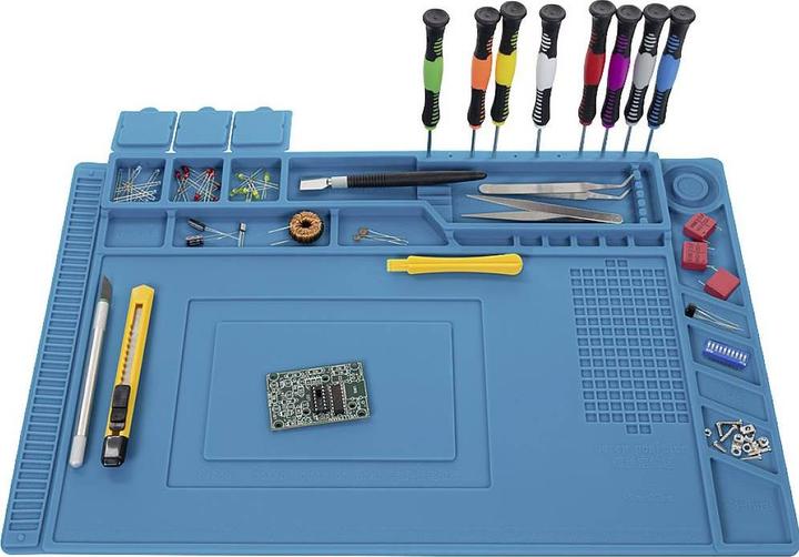 Actual product image Velleman SILICONE SOLDERING MAT - 450 x 300 mm (Storage)