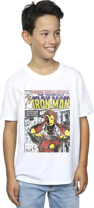 Immagine prodotto Iron Man Head Gear Off Maglietta Ragazzi (140, 146)