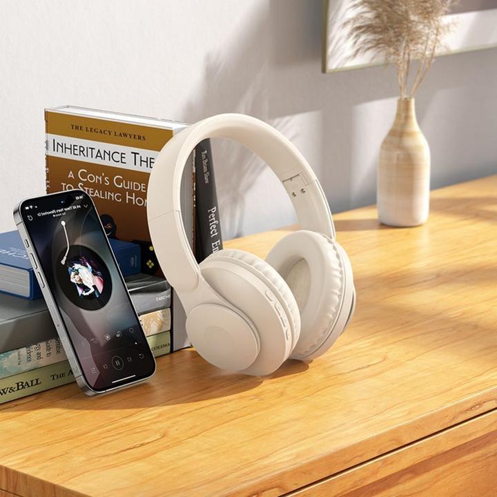 Image du produit Hoco Casque sans fil casque sans fil milky whitooth W45 milky white (46 h, Sans fil)