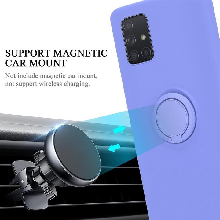 Productafbeelding Cadorabo TPU Vloeibare Ring Silicone Hoesje (Samsung Galaxy A71)