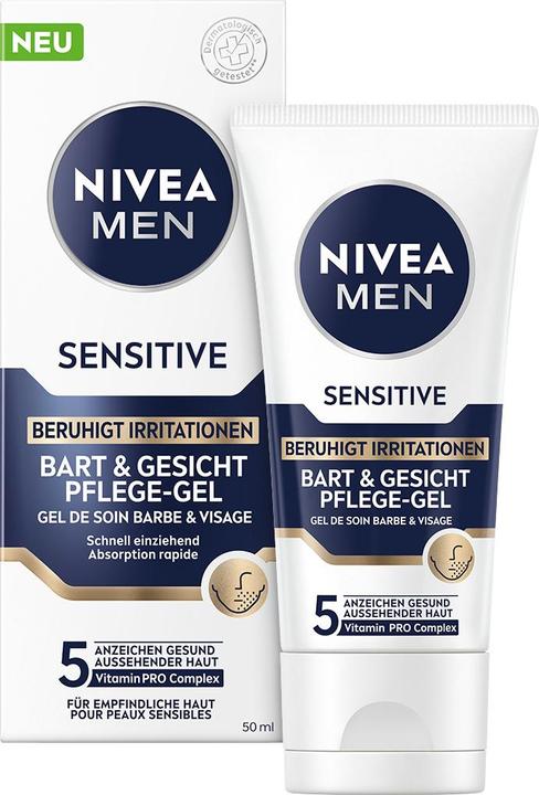 Immagine prodotto NIVEA Gel per la cura della barba e del viso sensibile (50 ml)