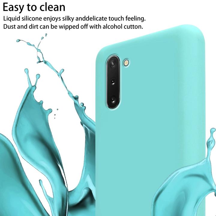Actual product image Cadorabo Necklace Case Liquid TPU Handy Kette Liquid (Samsung Galaxy Note 10)