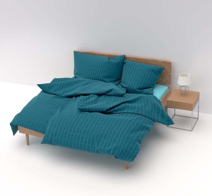 Immagine prodotto Lotus Bettwaren Bettwäsche Satin Seersucker uni (Copripiumino, 240 x 240 cm)