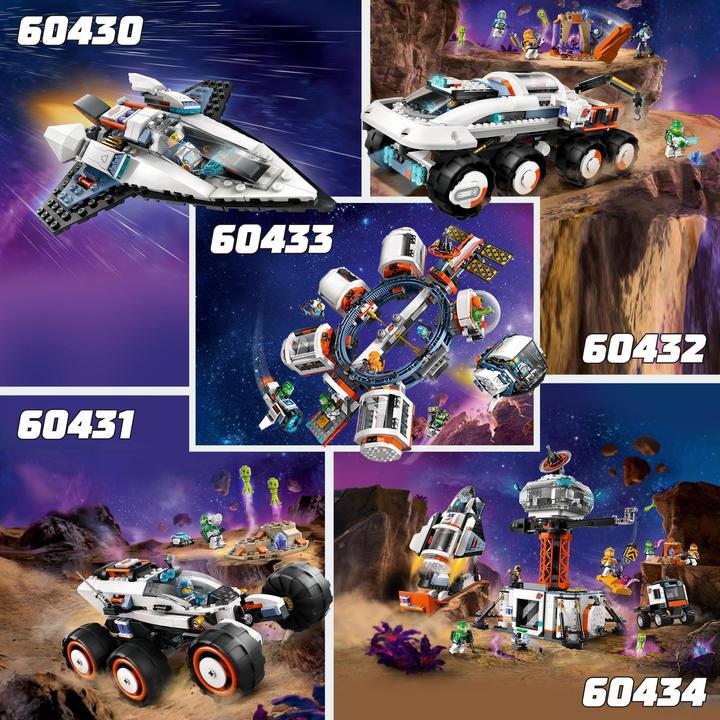 Immagine prodotto LEGO 60434 Base spaziale con rampa di lancio (60434, LEGO City)