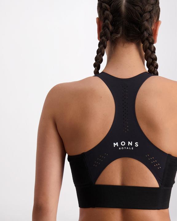 Actual product image Mons Royale Women's Stratos Merino Shift Sports Bra (XL)