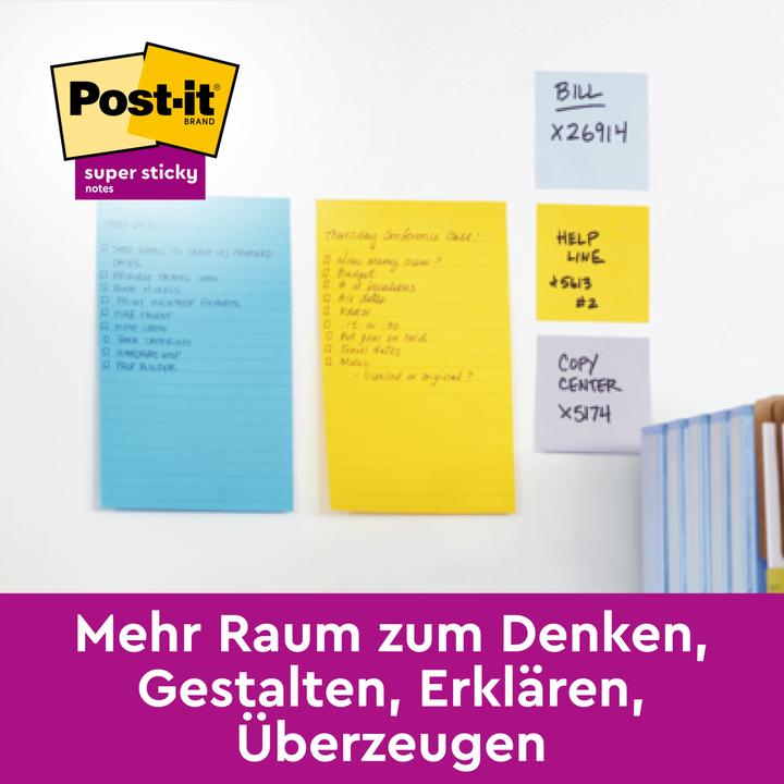 Image du produit Post-it Super Sticky (152 x 101 mm)