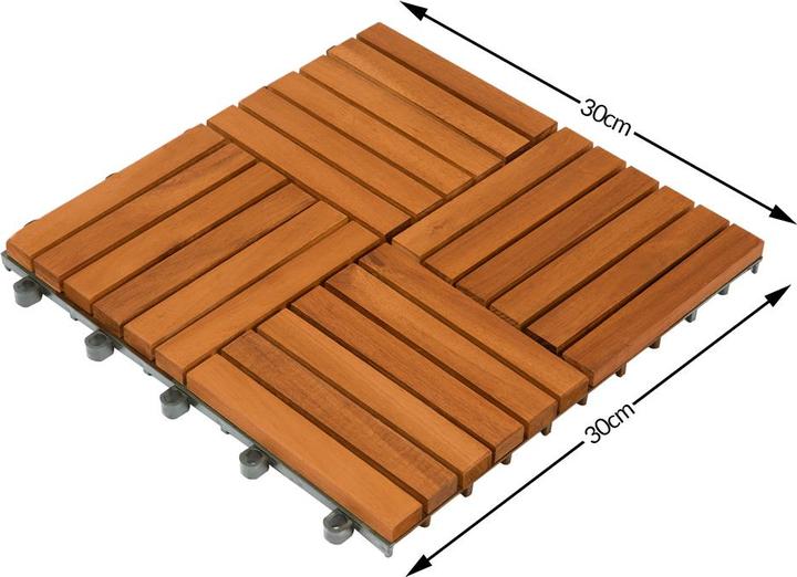 Immagine prodotto Casaria Holzfliese (33 x, 30 x 30 cm)