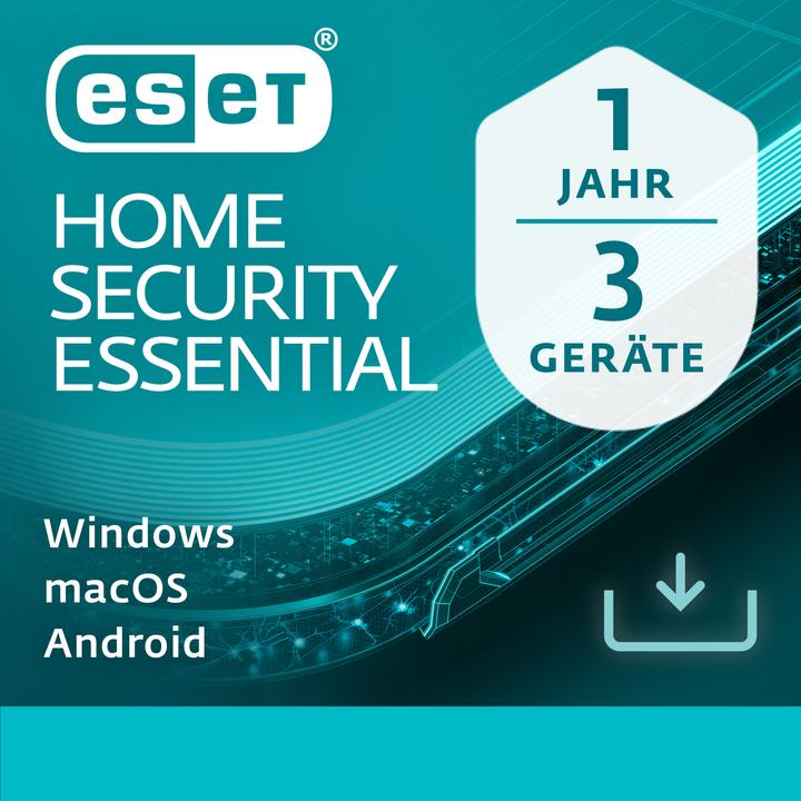 Immagine prodotto ESET Home Security Essential 3U1Y Download Code (1 Utente, 3 Dispositivi/Utenti, 12 mesi)