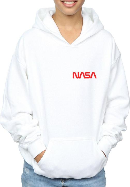 Immagine prodotto Nasa Modern Logo Chest Felpa con Cappuccio Ragazzi (152, 158)