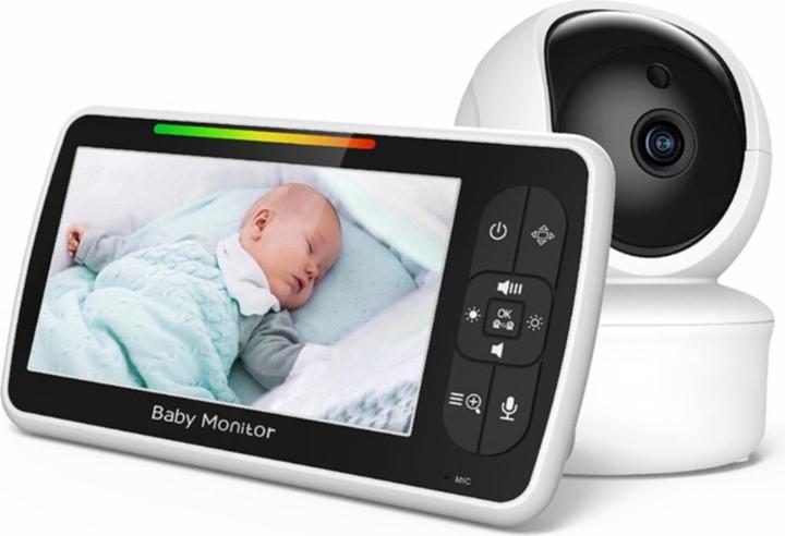 Produktbild Esmée Digitale Babyphone Kamera Wireless 5" LCD Monitor + Temperaturüberwachung (Babyphone mit Kamera, 200 m)