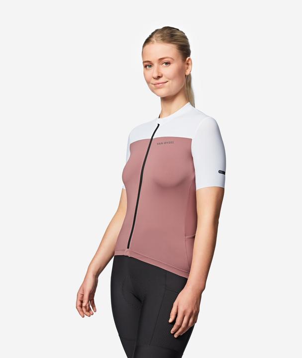 Image du produit Van rysel Maillot vélo route manches courtes été ajusté femme - EDR 2 rose (XS)