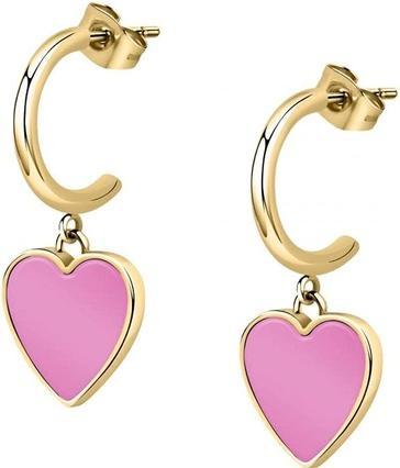 Produktbild Morellato Romantic semicircular earrings with hearts SAVA04