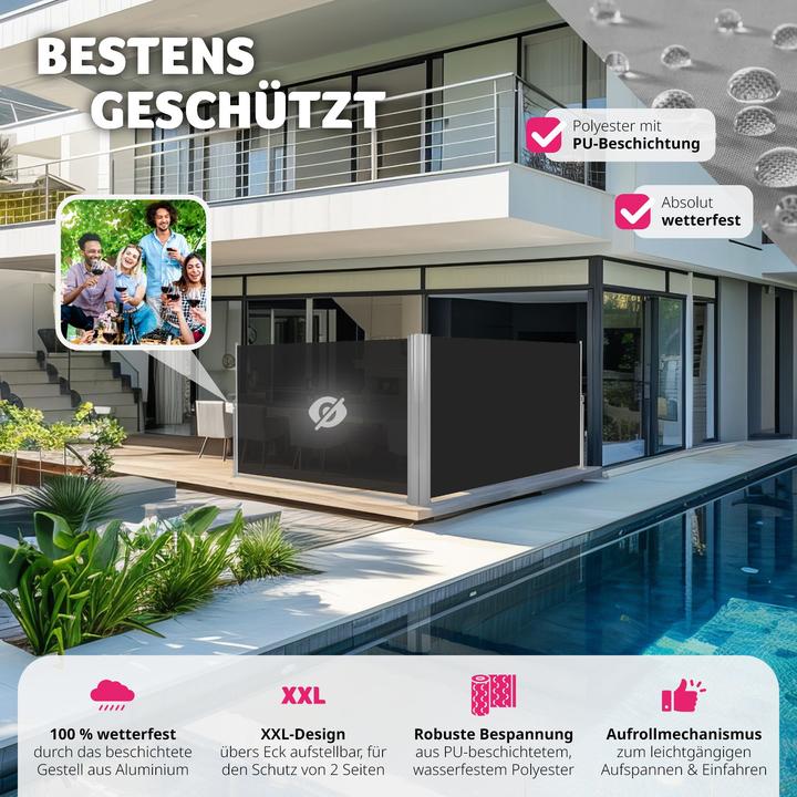 Image du produit tectake Paravent (1 m)