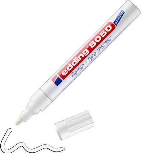 Immagine prodotto Edding Marcatore di pneumatici 8050 (Blu, Rosso, Bianco, 4 mm, 1 x)