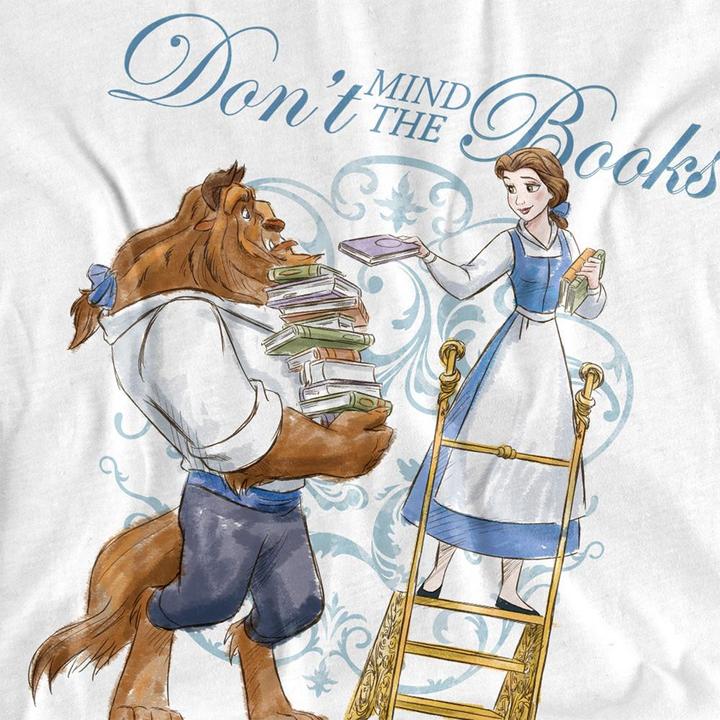 Produktbild Beauty And The Beast Don't Mind the Books TShirt (XXL)