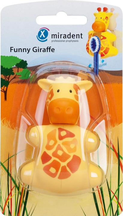 Produktbild Miradent Funny Animal Zahnbürstenhalter Giraffe (Zahnbürstenhalter)