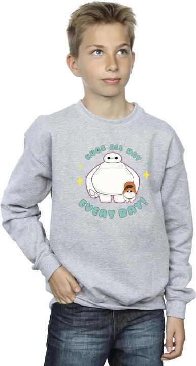 Actual product image Disney Boys Big Hero 6 Baymax Hugs Everyday Sweatshirt (104)