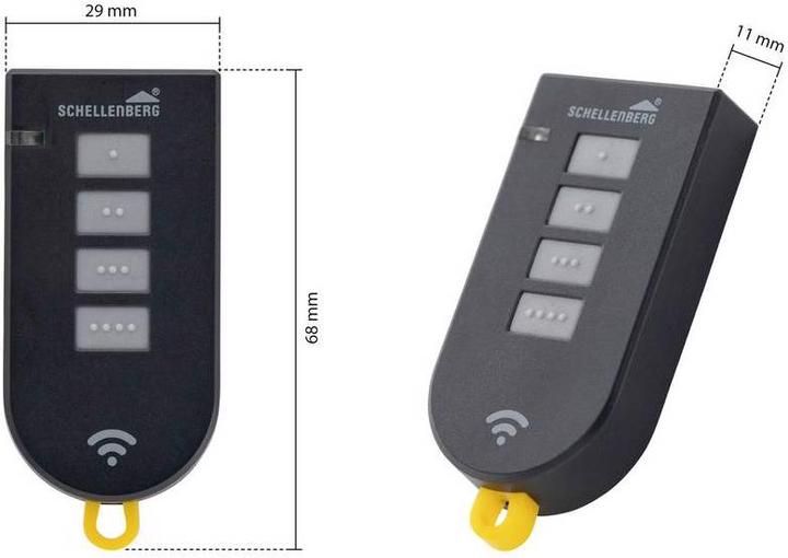 Produktbild Schellenberg Funk Handsender DRIVE, 4 Kanal, 868,4 MHz, anthrazit (Handsender)
