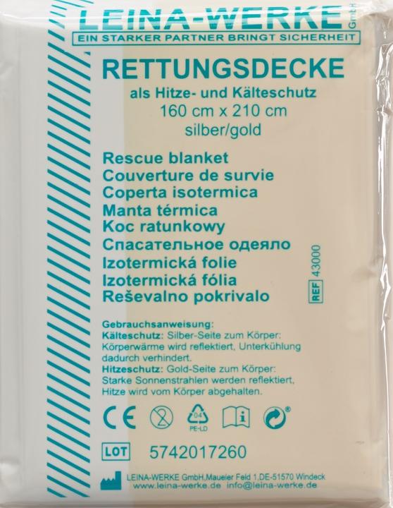 Produktbild Leina Rettungsdecke (Erste Hilfe Set Zubehör)
