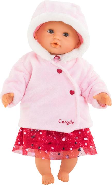 Actual product image Corolle MPP coat, heart leaf