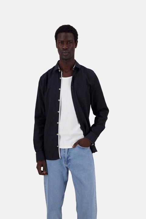 Produktbild Colours & Sons Langarmhemd Shirt-Linen Blend Kent (XL)