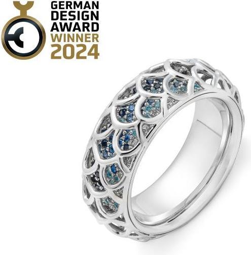 Immagine prodotto Breuning ANELLO - E.SAFIR BLU SCURO/Brillante 0,332 Ct. H/si (52, 585/14 K Oro)