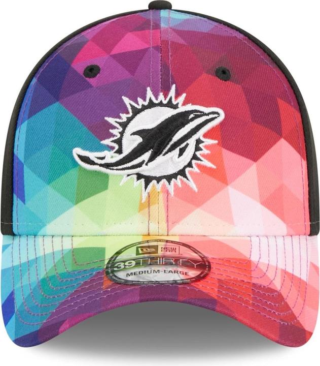 Actual product image New Era 39Thirty Cap - CRUCIAL CATCH Miami Dolphins (XL)