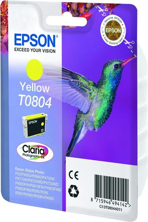 Actual product image Epson T0804 Claria Photographic (Y)