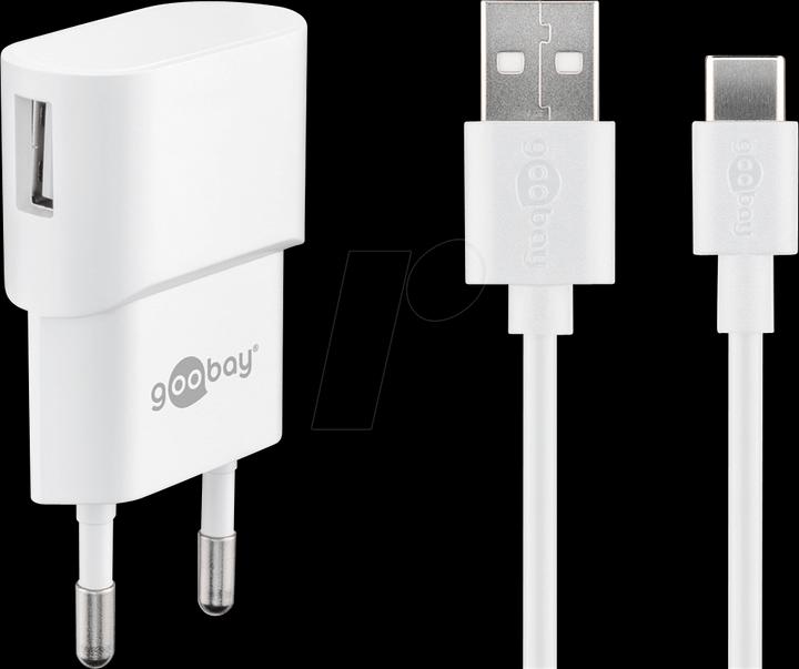 Produktbild Goobay USB-A Ladegerät mit USB-C Kabel (5 W)